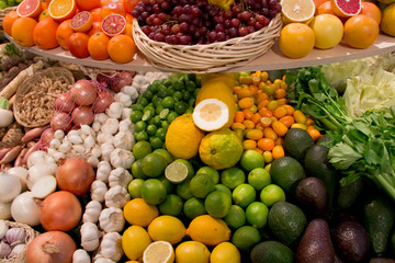 Frisches Obst und Gemüse