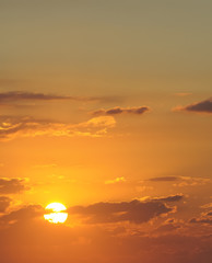 Beautiful and dramatic sky with copy space