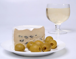 Cheese and olives