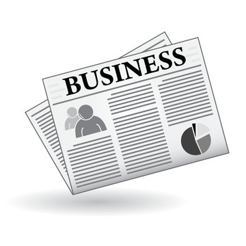 BUSINESS NEWSPAPER ICON