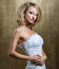 Naklejka premium Doll