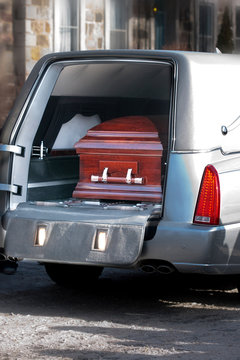 Coffin In A Hearse
