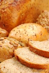 Composition with bread and rolls