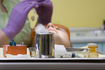 At the dentist office