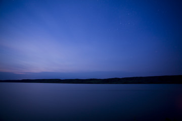 Fototapeta na wymiar Northern Lake evening