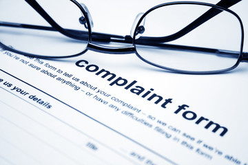 Complaint form