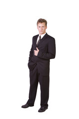 Portrait of stylish young man