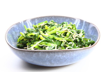 ホウレンソウのしらす和え