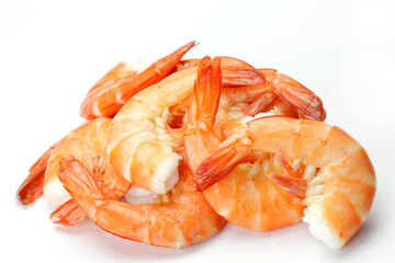 steaming shrimp