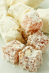 Turkish delight, famous dessert of Tutkey
