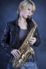 Saxophon spielen