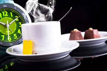 Breakfast with the and chocolate