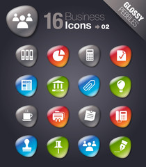 Glossy Pebbles - Office and Business icons 02