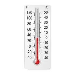 Thermometer. Vector