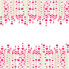 Valentine's  background. vector illustration