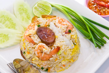 fried rice with shrimp
