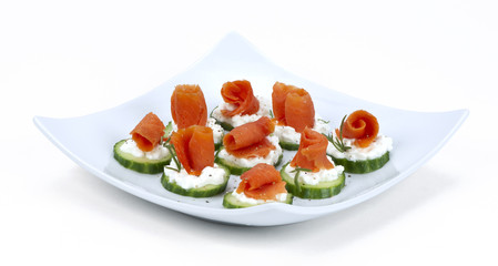 salmon for finger food