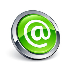 Obraz premium icône bouton internet e-mail