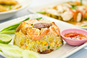 fried rice with shrimp