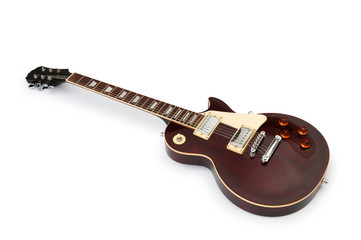 Fototapeta premium Musical guitar isolated on the white background