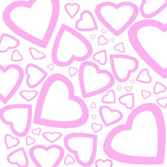 Pink hearts
