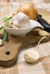 Garlic and onion