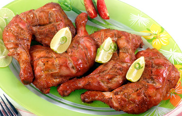 chicken tikka closeup