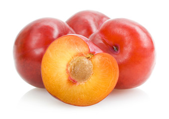 red plums