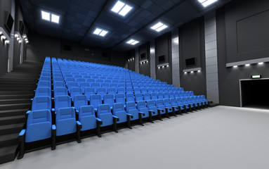 Back view cinema