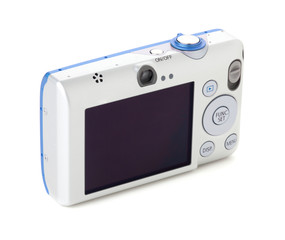 Digital camera rear view