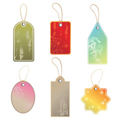 Vektor Anh&auml;ngeretiketten