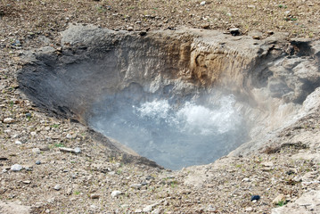 Small geyser