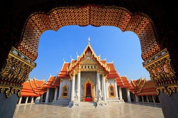 Fototapeta premium The Marble Temple(Wat Benchamabophit), Bangkok, Thailand