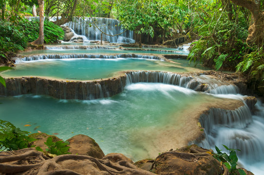 Kuang Si Waterfall, Luang Prabang, Laos