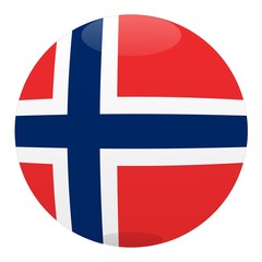 Fototapeta premium boule norvège norway ball drapeau flag