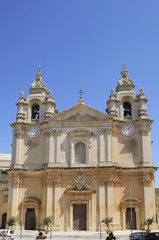 St. Paul's Cathedral in Mdina, Malta