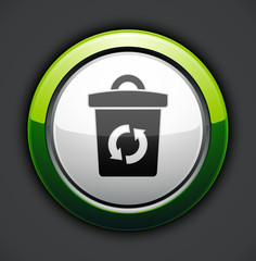 Obraz premium icône poubelle