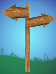 Blank wooden pointer