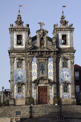Fototapeta na wymiar Oporto Chiesa di Santo Ildefonso (Porto)