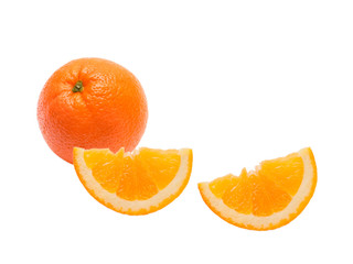 orange isolated on white background