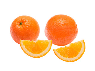 orange isolated on white background