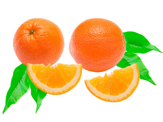 orange isolated on white background