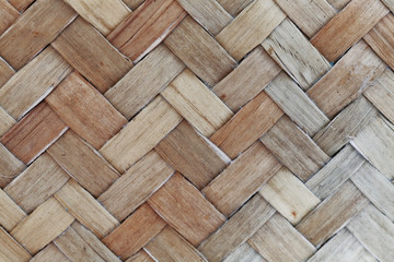 Beige woven fibres as a natural background