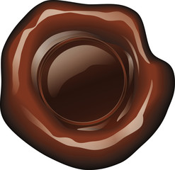 The brown sealing wax press