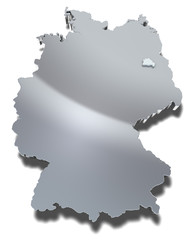 german region berlin 3d map