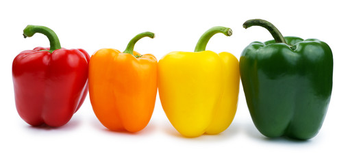 Paprika isolated on a white background