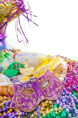 Mardi gras king cake © Cheryl Casey