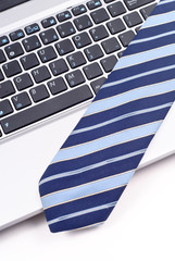 Neck Tie on Computer
