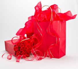 Giftbags and roses