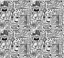 seamless baking pattern
